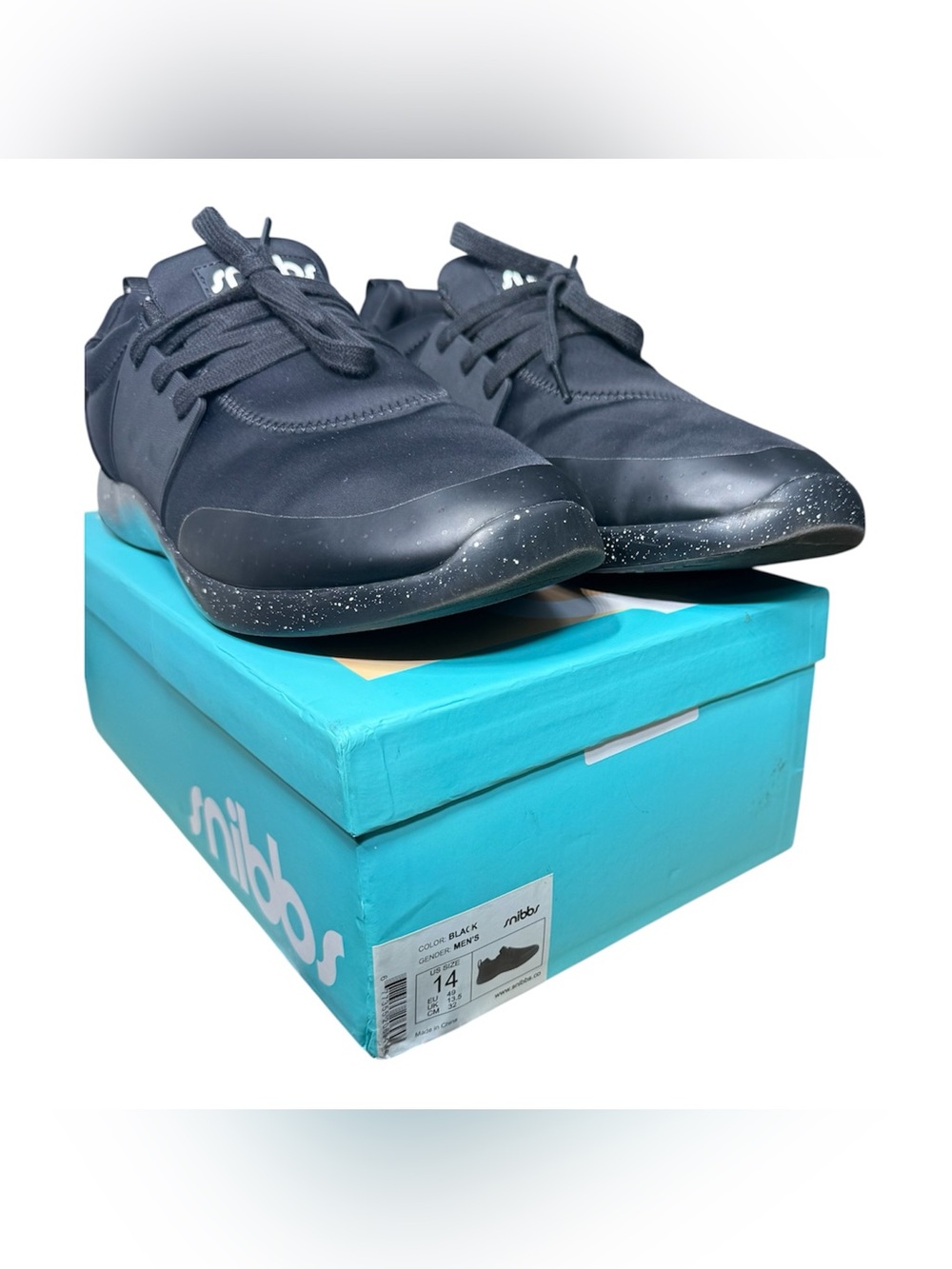 Snibbs Orbit Work Shoes Black Mens Size 14 Great Condition (With Box)